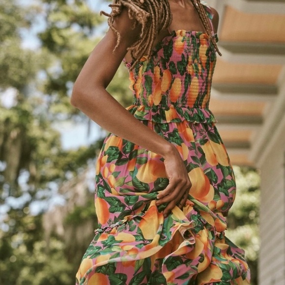 NWT Farm Rio Sunset Maxi Dress - Picture 4 of 7